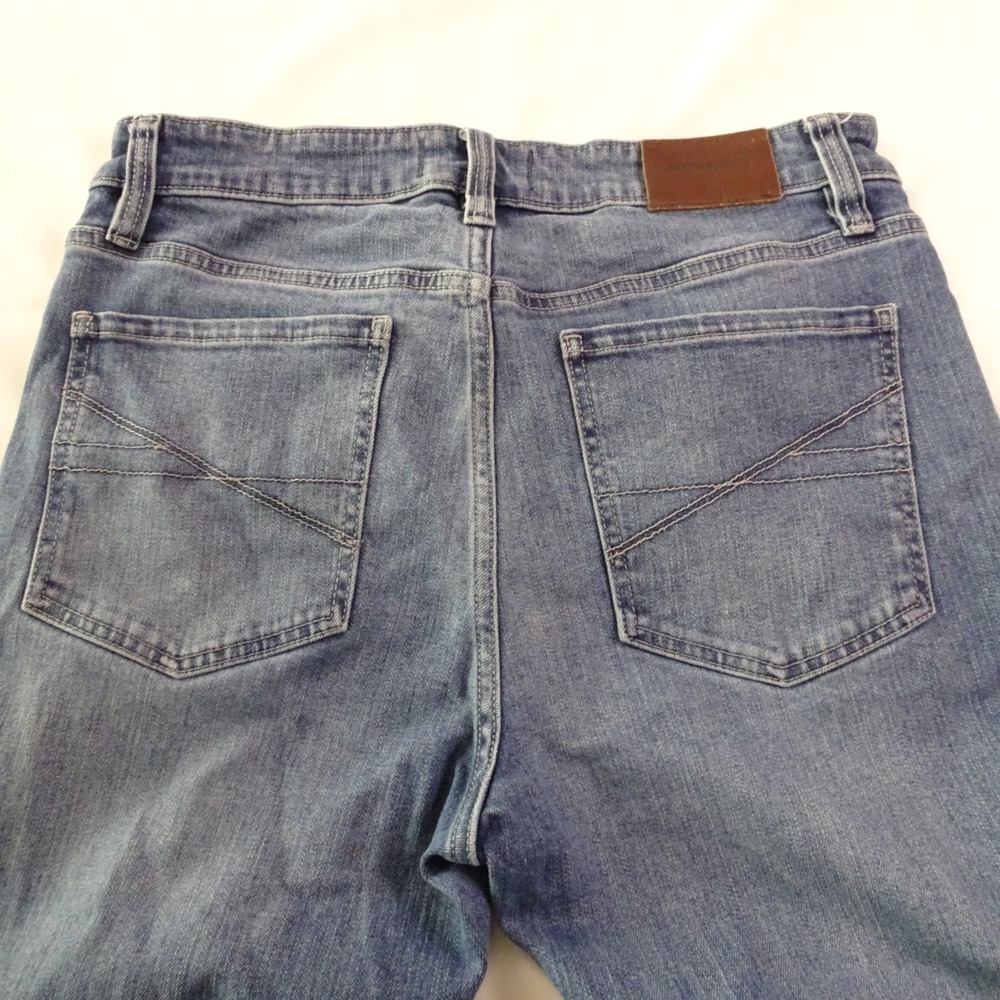 Brothers / Sons Jeans Men's 33x34. Slim straight blue stretch denim pants - Picture 7 of 11